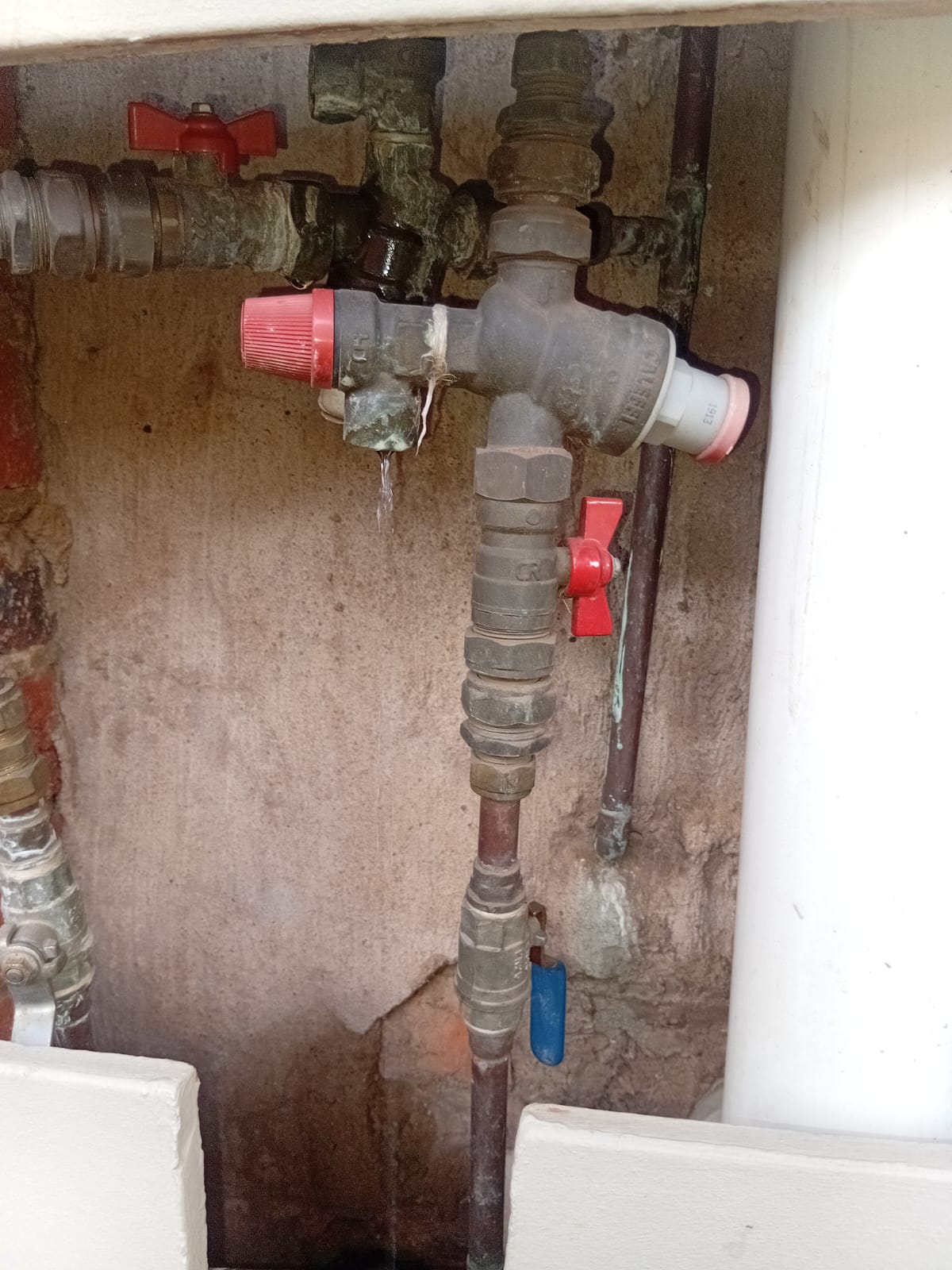 Before — Leaking Valve
